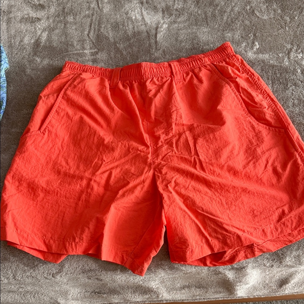 Men's Athletic Shorts in Bright Orange